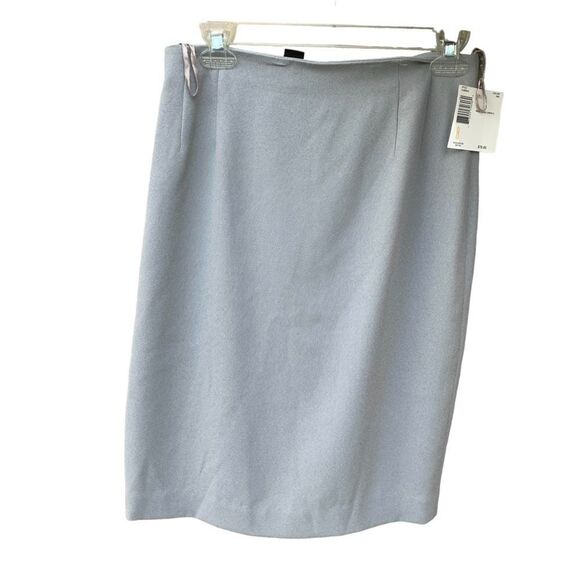 NWT Liz Claiborne Fully Lined Grey Straight Skirt Dress Business Casual size 8 - Picture 3 of 11